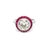 Vintage Platinum 3.17cts Old Euro Cut Diamond and 1.19cts Ruby Halo Ring, Size 6.5 For Sale - Image 10 of 11