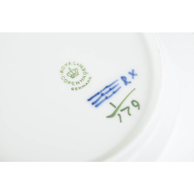 Royal Copenhagen Blue Fluted Plain salad plates, set of 4, 1970s. Set of four salad plates in the Blue Fluted Plain...