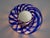 Metal Murano Swirl Glass Ceiling or Table Lamp from Leucos, Italy, 1970 For Sale - Image 7 of 7