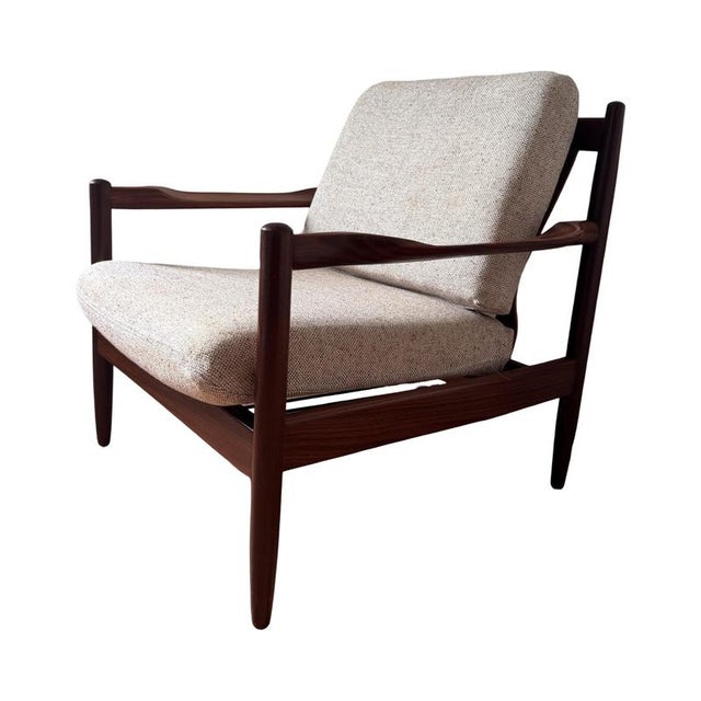 Danish Easy Chairs and Sofa in Rosewood by Grete Jalk for France & Son 1960s, Set of 3 For Sale - Image 6 of 8