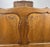 Vintage Louis XVI French Oak Single Bed Frame with Carved Headboard For Sale - Image 6 of 11