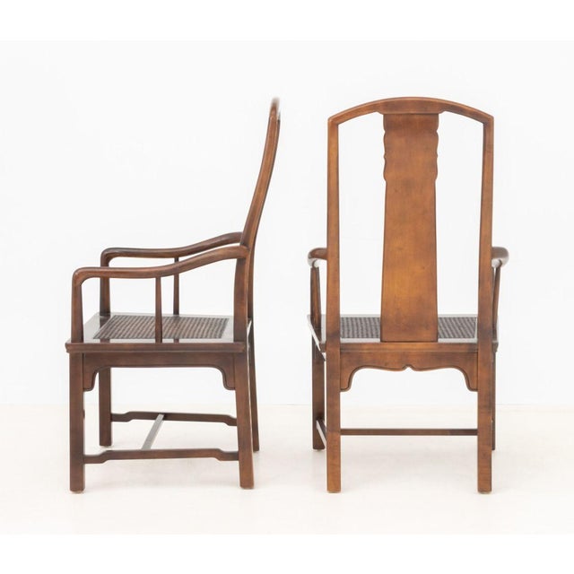 Henredon Chinese Style Mahogany Dining Chairs, 8 For Sale - Image 17 of 18