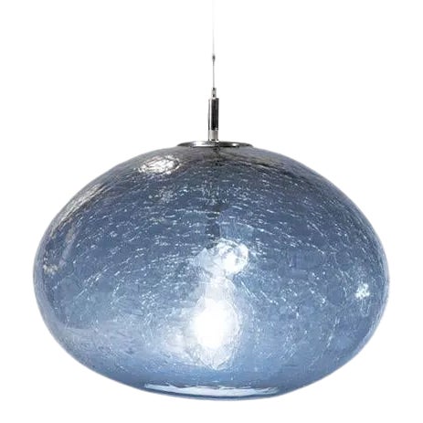 Orbit Pendant Light from the Boa Lantern Collection in Steel Blue For Sale