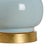 Sigrid lamp features a transitional design that blends effortlessly in any space. A robin's egg blue glaze is applied to a...