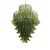 Green Murano Glass Petal Chandelier with Gold-Toned Support, Italy, 1999 For Sale - Image 10 of 10