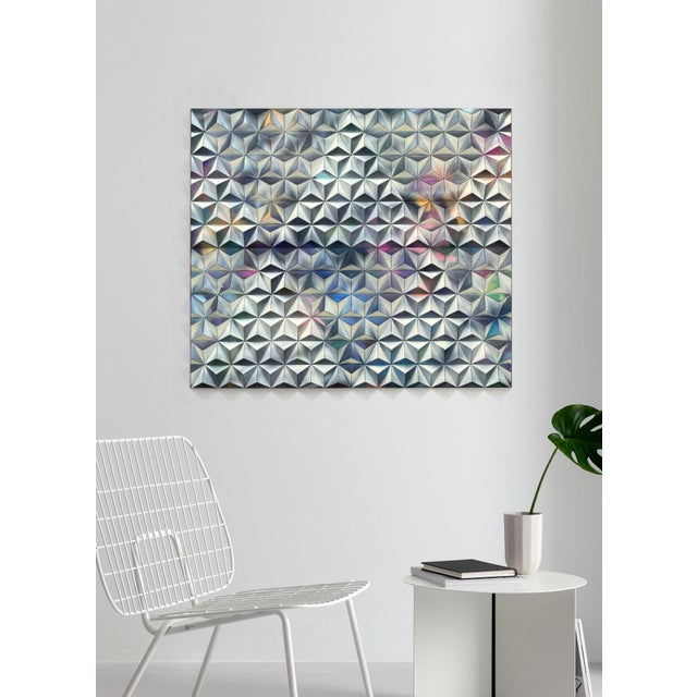 Sebastian Welzel, Cis-9 Topographie, Laminated Cardboard, Limited Edition of 1 For Sale - Image 4 of 10