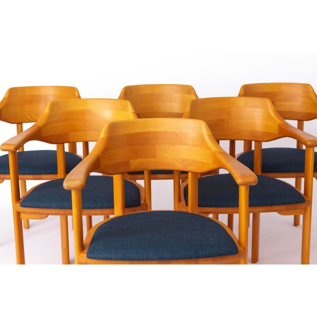 Vintage Danish Armchairs from Ansager Møbler, 1960s, Set of 6 For Sale - Image 11 of 11