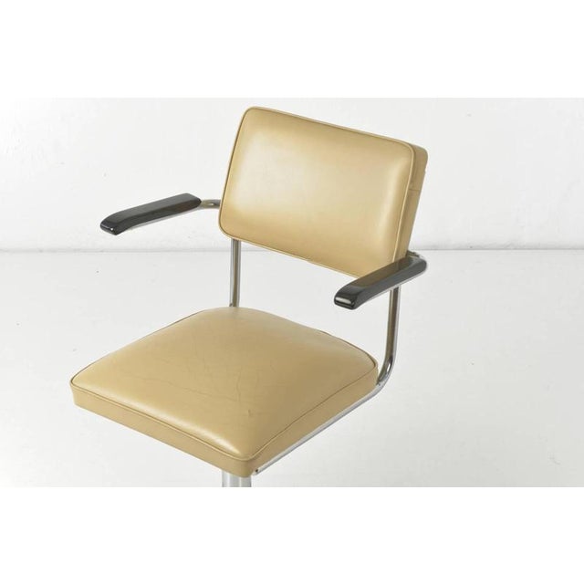Beige Swivel Armchair from Mauser, Germany, 1950s For Sale - Image 8 of 11