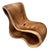 Andrianna Shamaris Impressive Suar Wood Sculptural Chair For Sale