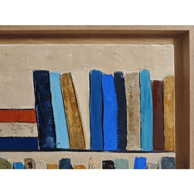 2020s Eloge a La Lecture, Abstract Library, Contemporary, Framed by Sophie Dumont For Sale - Image 5 of 9
