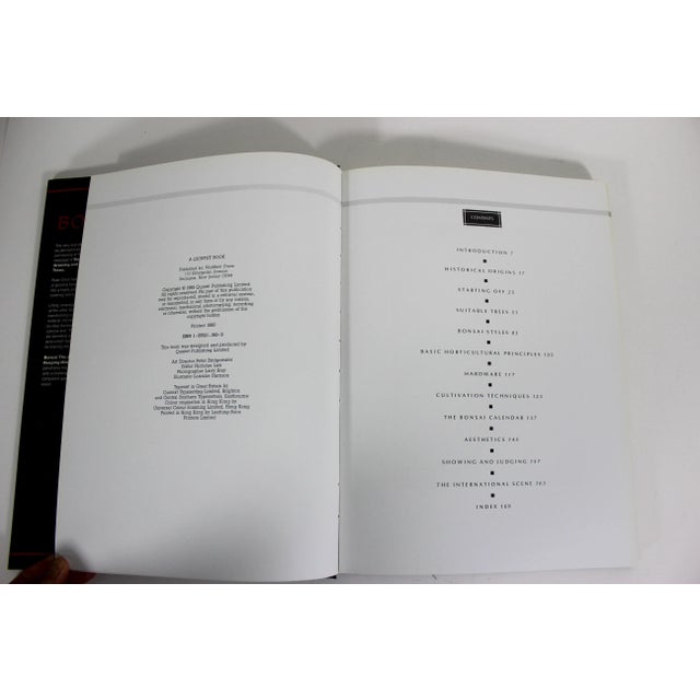 1989 Bonsai the Art of Growing and Keeping Miniature Trees Book Hard Cover For Sale - Image 4 of 8