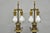Antique French Neoclassical Bronze & Black Porcelain Painted Table Lamps - Pair For Sale - Image 14 of 15