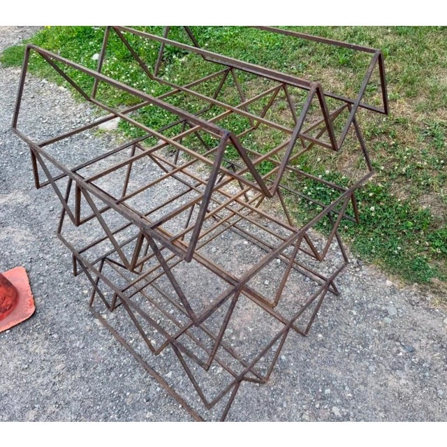 "Rust" — Abstract Steel Sculpture, Herbert Simon Estate, 1971 For Sale - Image 6 of 7