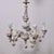 White 5-Arm Capodimonte Chandelier with Floral Decor, 1960s For Sale - Image 8 of 17