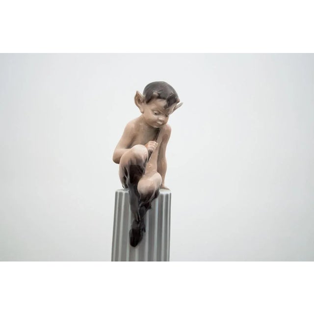 Mid-Century Modern Faun Figurine from Royal Copenhagen, 1966 For Sale - Image 3 of 6
