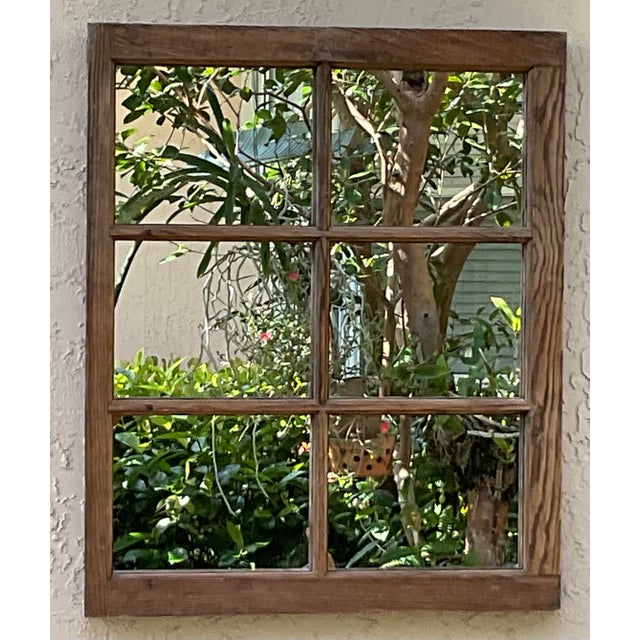 Bring a piece of mountain history into your home with this stunning, one-of-a-kind wall mirror. Originally a functional...