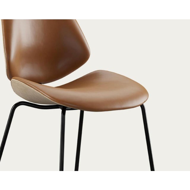 Council Family Salon Chair in Nevada Cognac by Salto and Sigsgaard for OneCollection For Sale - Image 9 of 15
