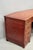 Vintage Chinese Bird Carved Hardwood Kneehole Writing Desk With Decorated Back For Sale - Image 12 of 18