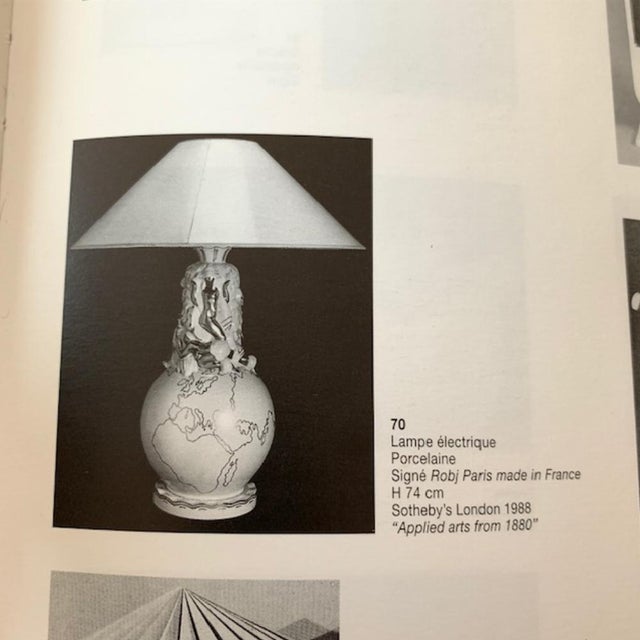 A French Lamp Base, Art Deco Figures Around a Globe For Sale - Image 4 of 4