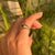 Ridged Heart-Cut Emerald Pinky Ring in 14k Yellow Gold Size 4 For Sale In New York - Image 6 of 18