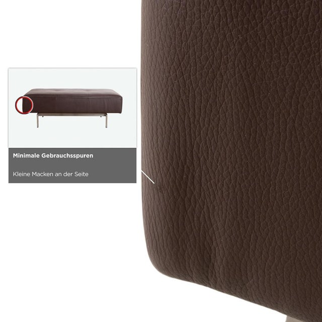 Dono 6100 Ottoman in Brown Leather from Rolf Benz For Sale - Image 5 of 9