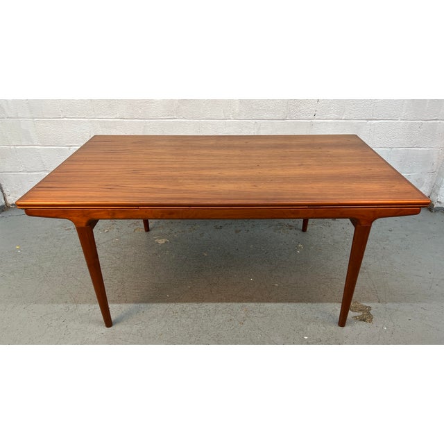 Wood Mid-Century Danish Teak Draw-Leaf Dining Table by Uldum Møbelfabrik For Sale - Image 7 of 16