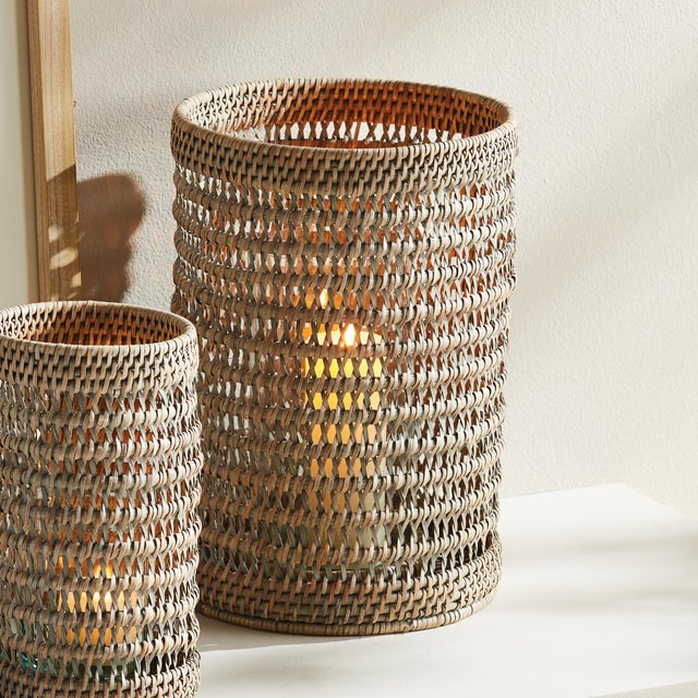 Early 21st Century Burma Rattan Hurricane Large For Sale - Image 5 of 5