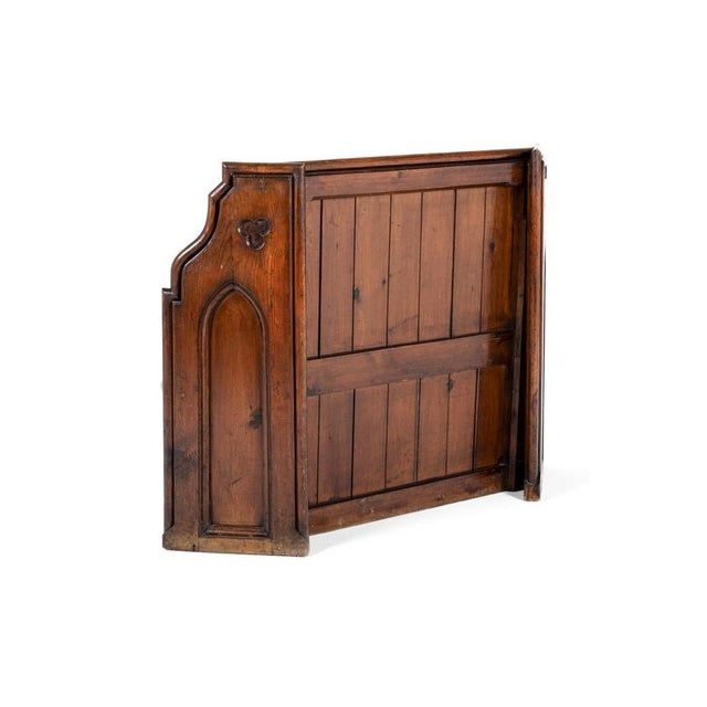 Scottish Chapel Bench in Pitch Pine For Sale - Image 3 of 16
