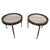 Contemporary Alpine Marble & Elm Side Table For Sale - Image 3 of 10