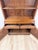 Handmade Pine Walnut Tone Bookcase Desk Drawers Cabinet Antique Style For Sale - Image 10 of 16