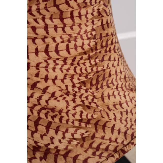 1990s Decorative Pheasant Base Table Lamp W. Shade For Sale In Philadelphia - Image 6 of 17