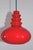 1960s Orange Glass Ceiling Lamp by Peill & Putzler, 1960s For Sale - Image 5 of 6