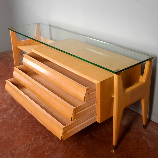 Dressing Table attributed to Vittori Dassi for Mobili Moderni La Permanente Cantù For Sale - Image 13 of 18
