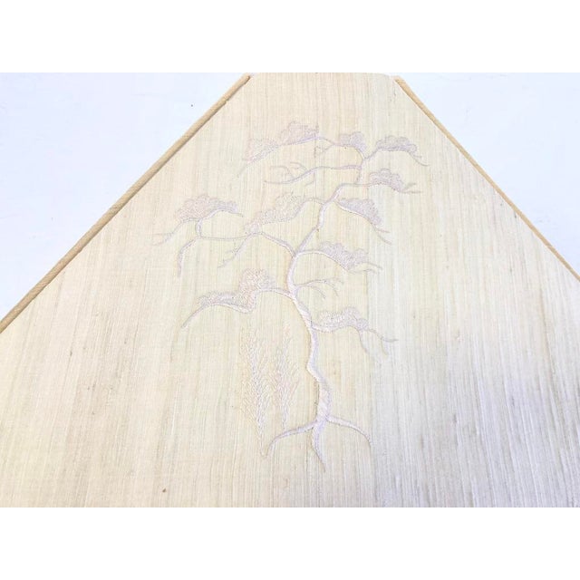 A single-bulb table lamp from the 1970s/80s, with an E27 socket, by Ruf Design. Heavy marble base, fabric (silk?)...