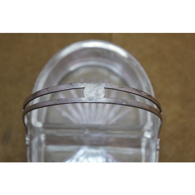 Silver Antique Victorian Meriden Britannia Sterling Silver Divided Basket Dish Compote For Sale - Image 8 of 17