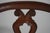 1930s Vintage Italian Walnut Finish Vanity Bench Chair For Sale - Image 5 of 18