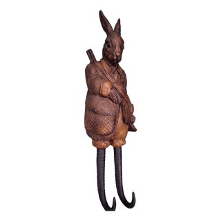 Black Forest Hunting-Wall Rabbit, 1980s For Sale