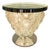 Italian Delicatezza Chrome Clear Murano Glass Leaves Table by Fabio LTD For Sale