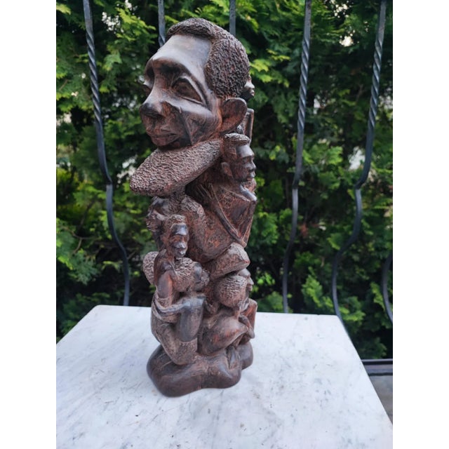 Sculpture of the Family Tree of the Makonde People, 1970s For Sale - Image 9 of 9
