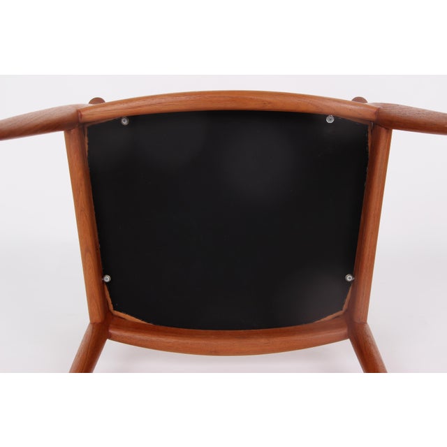 Model Jh-503 Armchair in Teak by Hans J. Wegner for Johannes Hansen, 1950s For Sale - Image 12 of 15