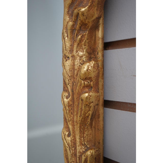 Gold Friedman Brothers Chippendale Rococo Gold Frame Mirror For Sale - Image 8 of 13