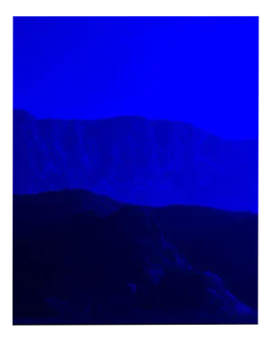 Ultramarine Hills - Abstract Blue Desert Dunes, Limited Edition 10 of 20 2016