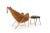 Bo-360 Chair and Footstool by Erik Ole Jørgensen for Bovirke, 1953, Set of 2 For Sale - Image 4 of 9