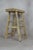 Vintage Rustic Stool in Elm For Sale - Image 3 of 6