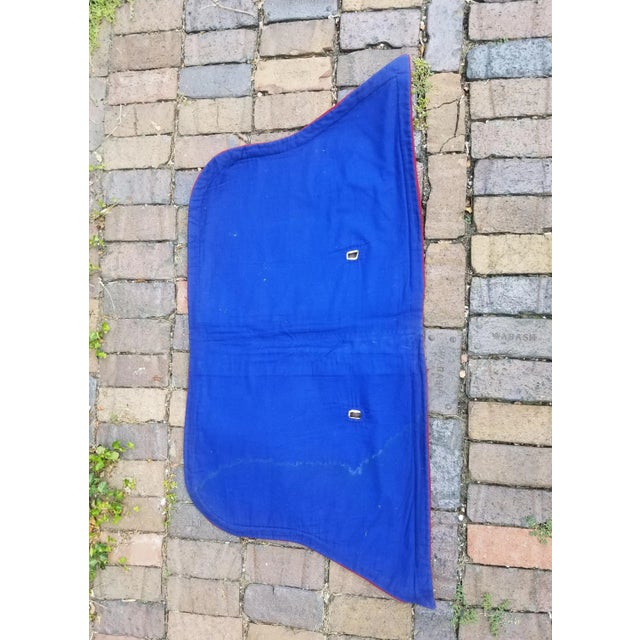 1980s Tibetan Hand-Knotted Horse Saddle Carpet For Sale In Chicago - Image 6 of 7