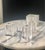 Vintage Lucite Bud Vase Table Setting Markers- Set of 4 For Sale - Image 4 of 5