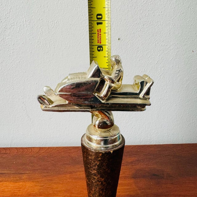 Vintage Smiley Creek Fun Days Twin Falls Idaho Derby Wood Trophy For Sale - Image 9 of 11