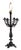 Mid 20th Century Mid 20th Century Black Lacquered Metal Candelabras Table Lamp With Four Branches For Sale - Image 5 of 8