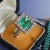 Exceptional vintage pompadour ring in 18 carat white gold (750 thousandths) set with a 5.09 carat Colombian emerald in a...