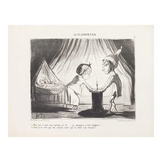 Honoré Daumier - Mon Ami, si nous nous mettions - Lithograph - 1853 For Sale